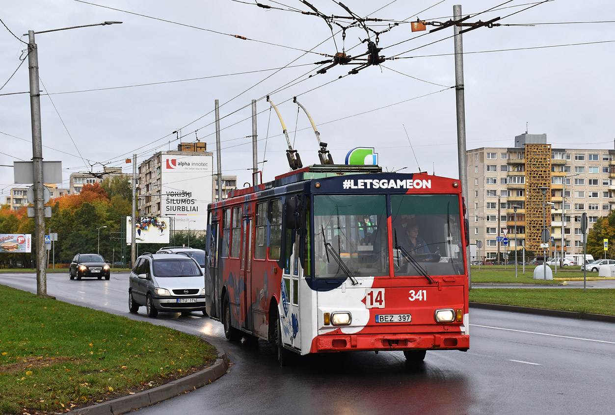 Каунас, Škoda 14Tr13/6 № 341