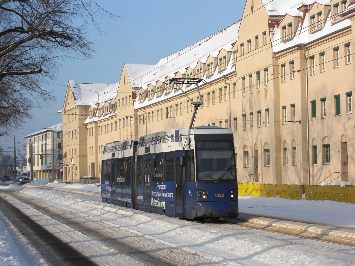 Лейпциг, Leoliner Fahrzeug-Bau Leipzig NGTW6L № 1322