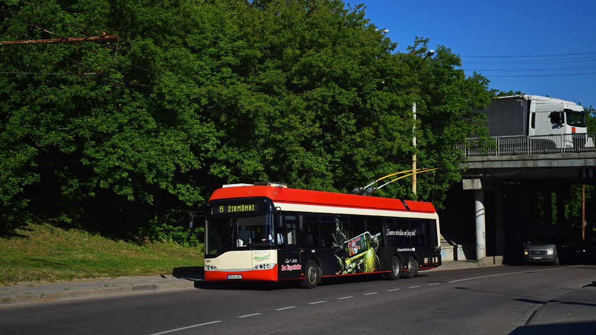 Вильнюс, Solaris Trollino II 15 AC № 1681