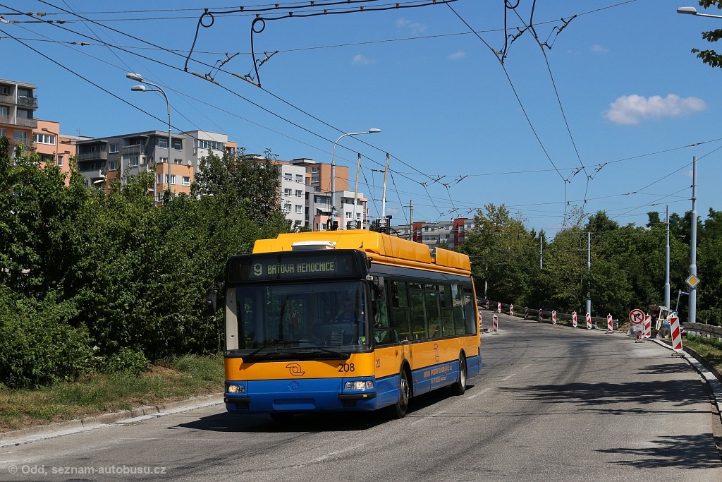 Злин, Škoda 24Tr Irisbus Citybus № 208