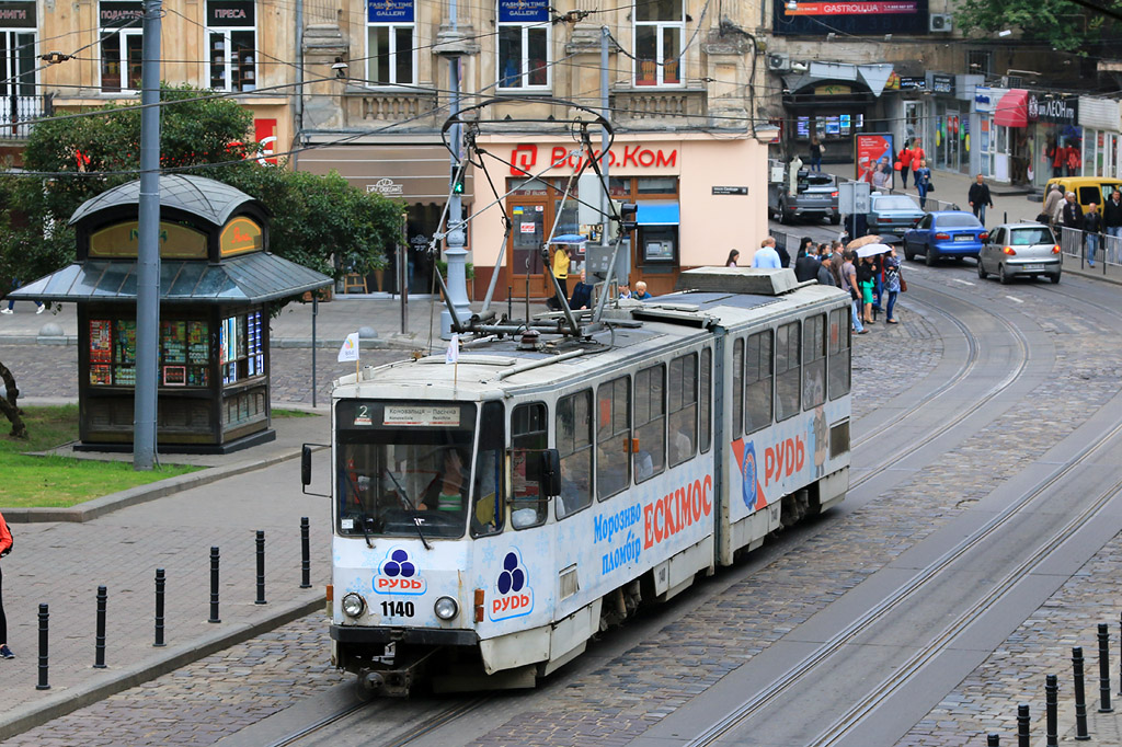 Львов, Tatra KT4SU № 1140
