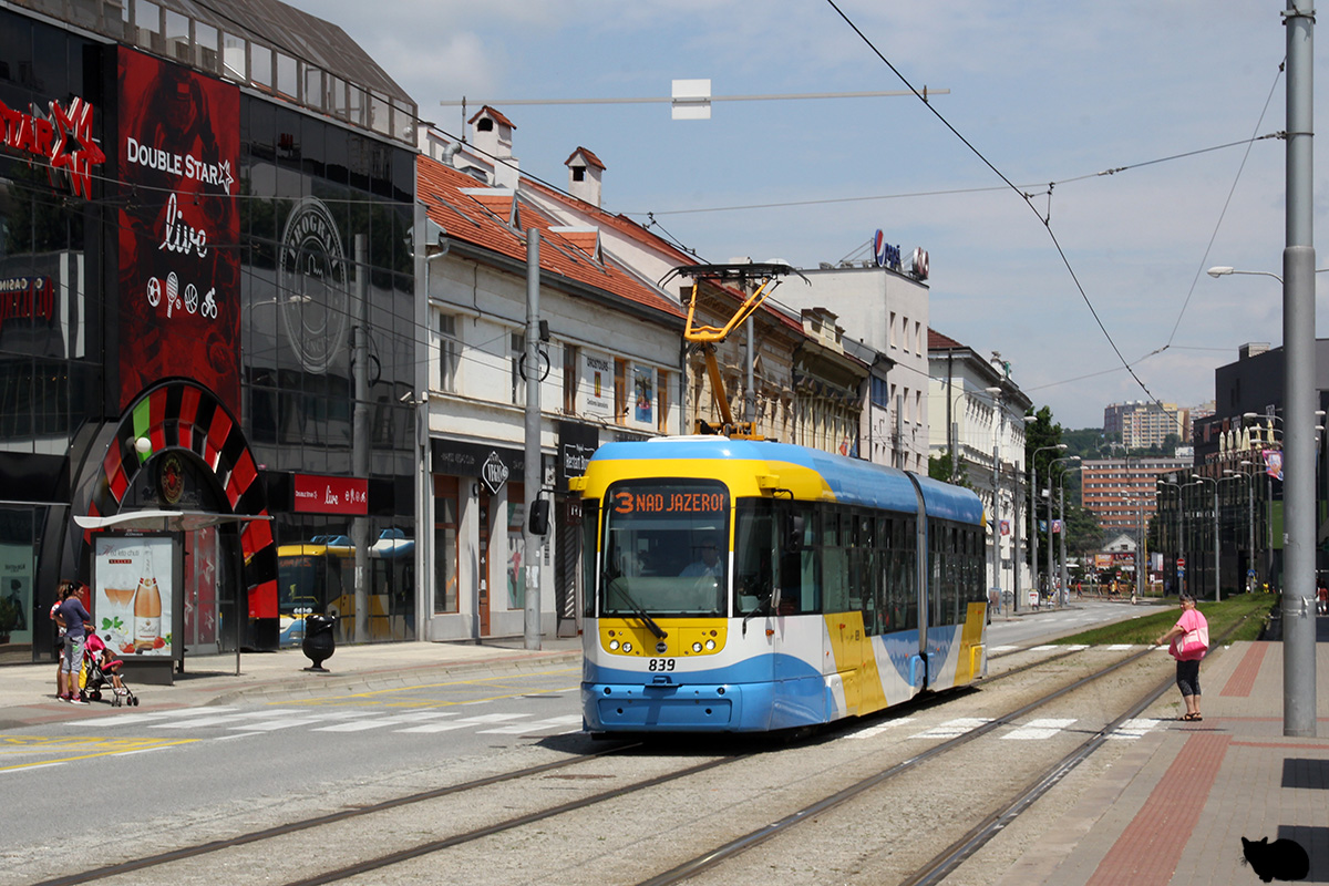 Кошице, Vario LF2+ № 839 Кошице, Vario LF2+ № 839