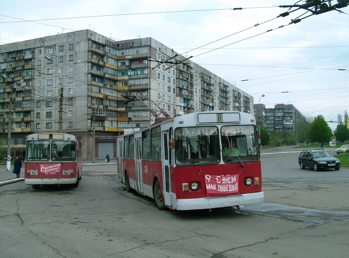 Алчевск, ЗиУ-682В-012 [В0А] № 343; Алчевск, ЗиУ-682В-012 [В0А] № 339