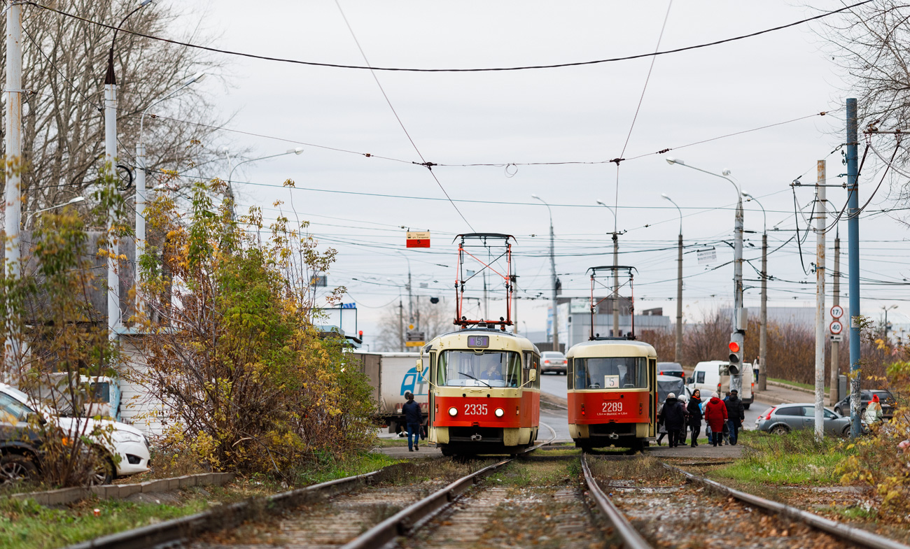 Ижевск, Tatra T3SU № 2335; Ижевск, Tatra T3SU № 2289