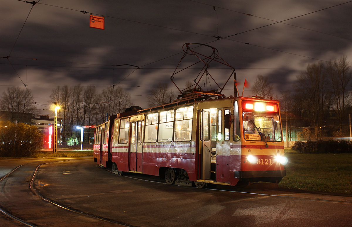 Санкт-Петербург, ЛВС-86К № 8121; Санкт-Петербург — Конечные станции и разворотные кольца