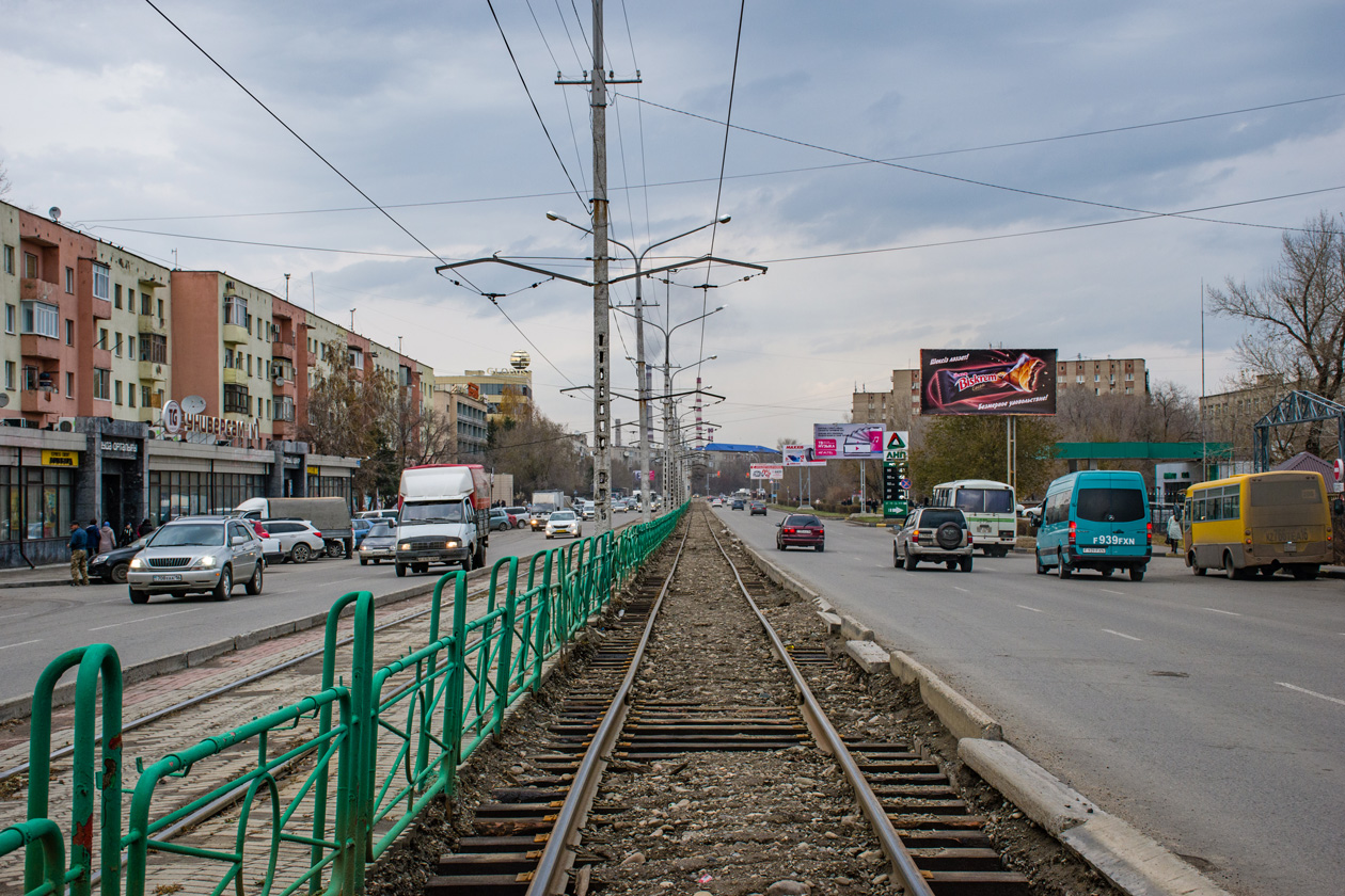 Ust-Kamenogorsk — Repairs; Ust-Kamenogorsk — Tramway lines and infrastructure