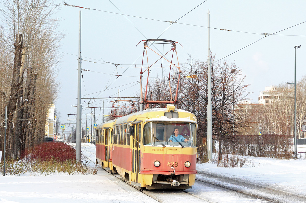 Екатеринбург, Tatra T3SU (двухдверная) № 623