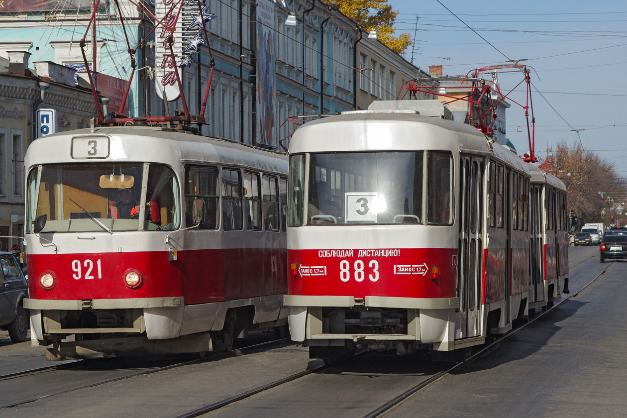 Самара, Tatra T3E № 883