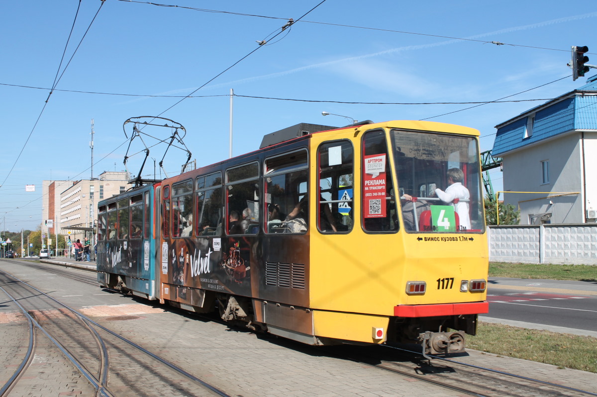 Львов, Tatra KT4D № 1177