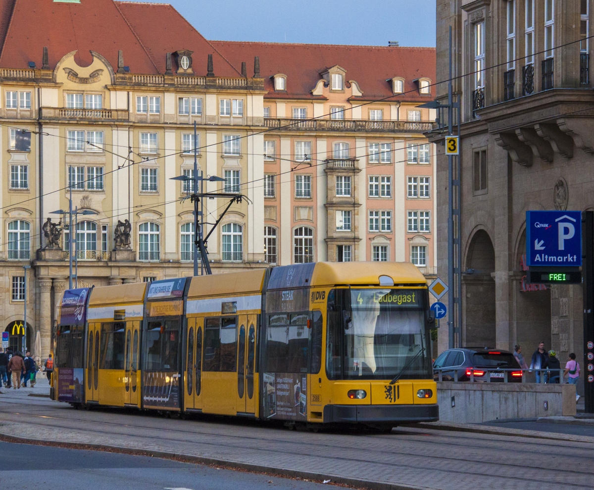 Дрезден, SachsenTram NGT 6 DD ZR № 2588