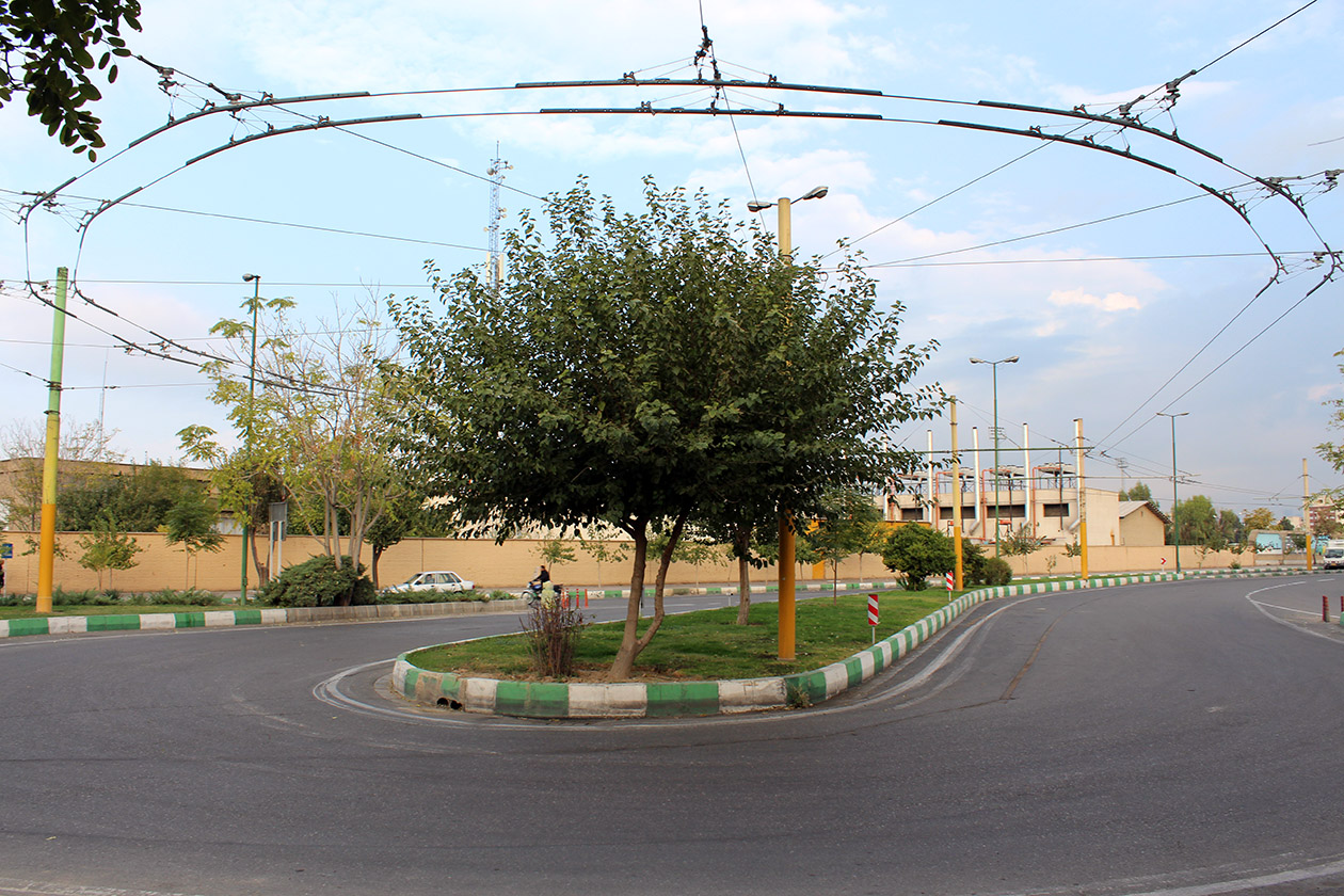 Tehran — Trolleybus Lines and Infrastructure