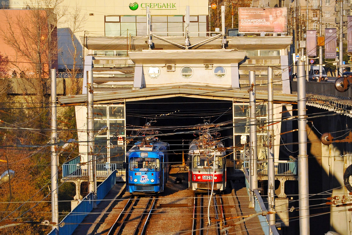 Волгоград, МТТА-2 № 5878; Волгоград, МТТА-2 № 5896; Волгоград — Трамвайные линии: [5] Пятое депо — Скоростной трамвай