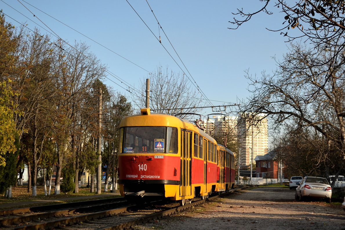 Краснодар, Tatra T3SU № 140
