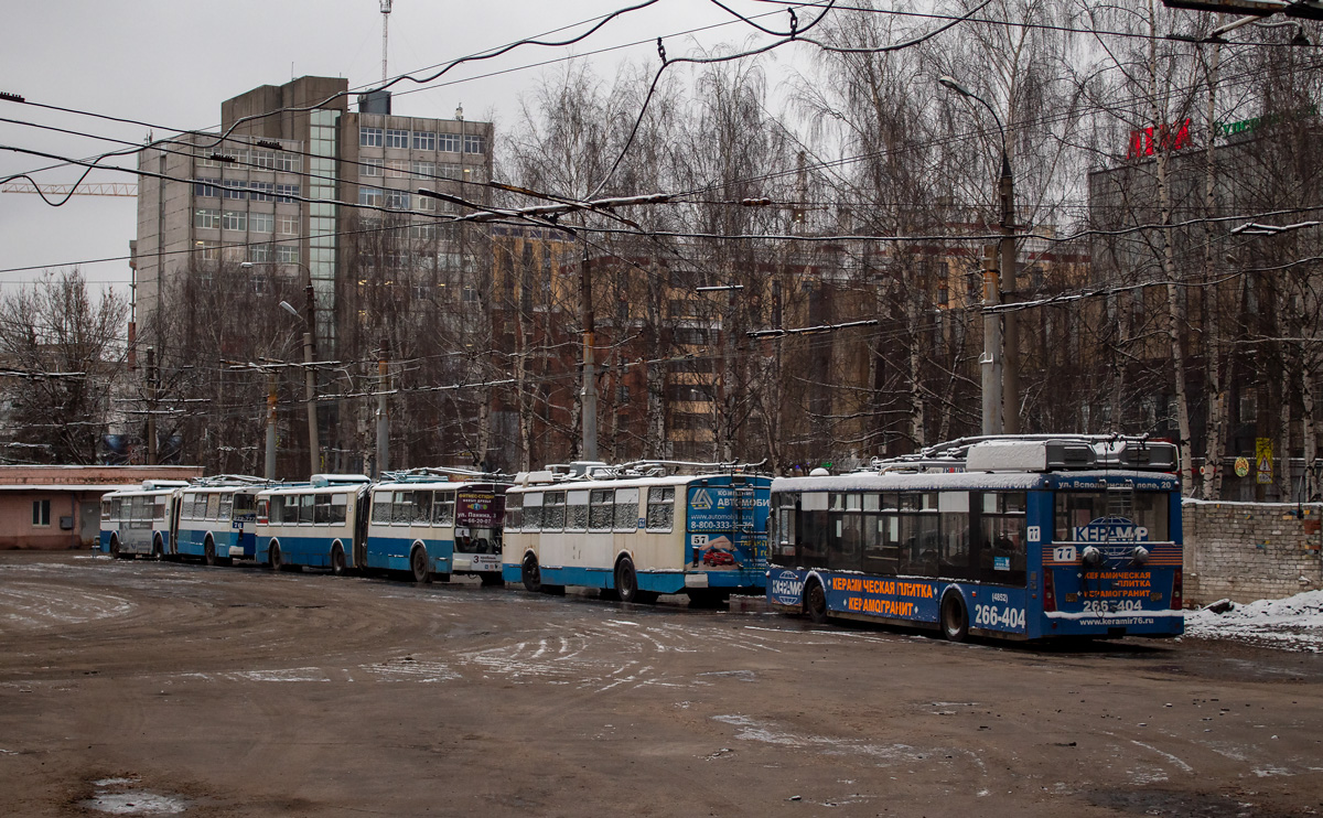 Ярославль, Тролза-5265.00 «Мегаполис» № 77; Ярославль — Троллейбусное депо № 1