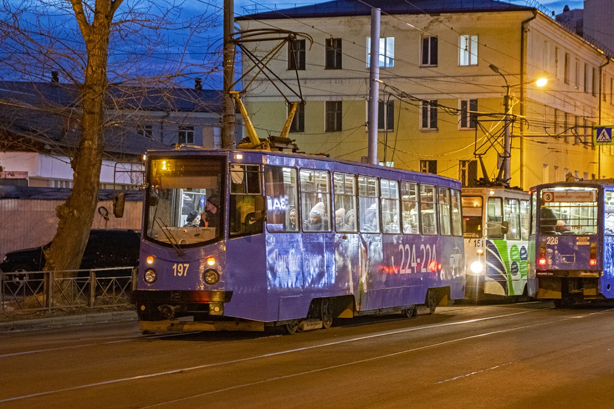 Иркутск, 71-605ТН (КТМ-5М3Р8) № 197