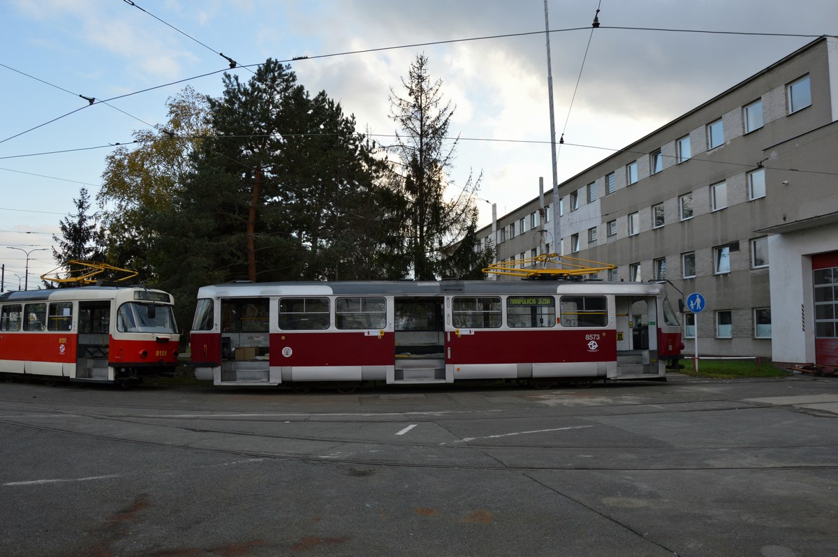 Прага, Tatra T3R.P № 8573