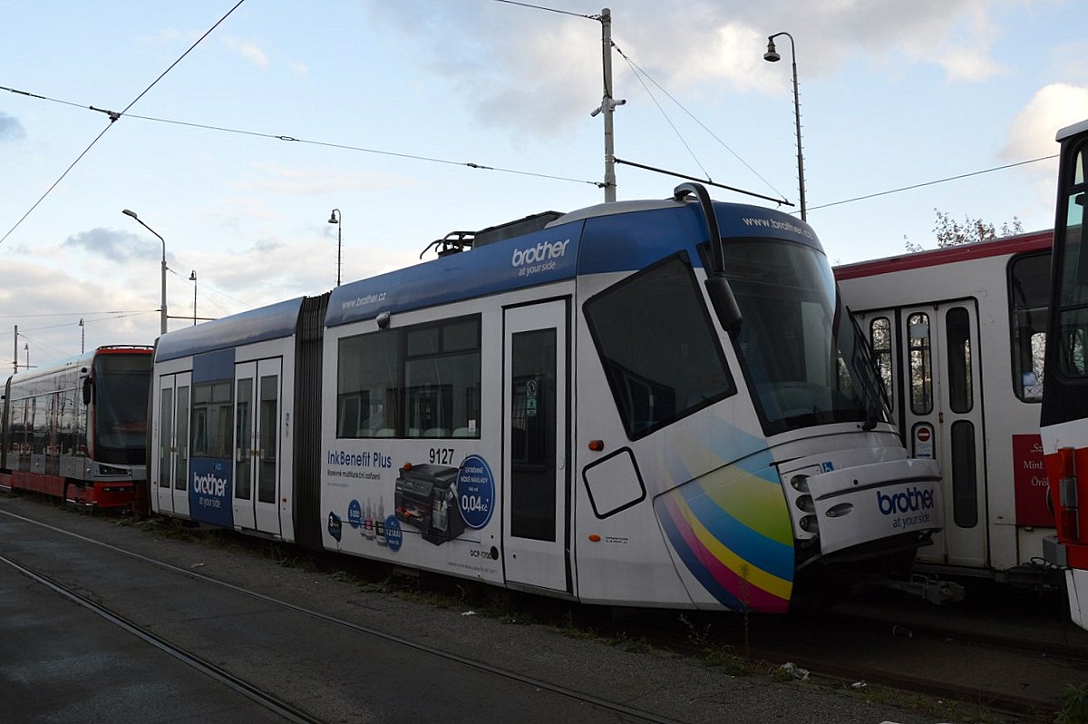 Прага, Škoda 14T Elektra № 9127