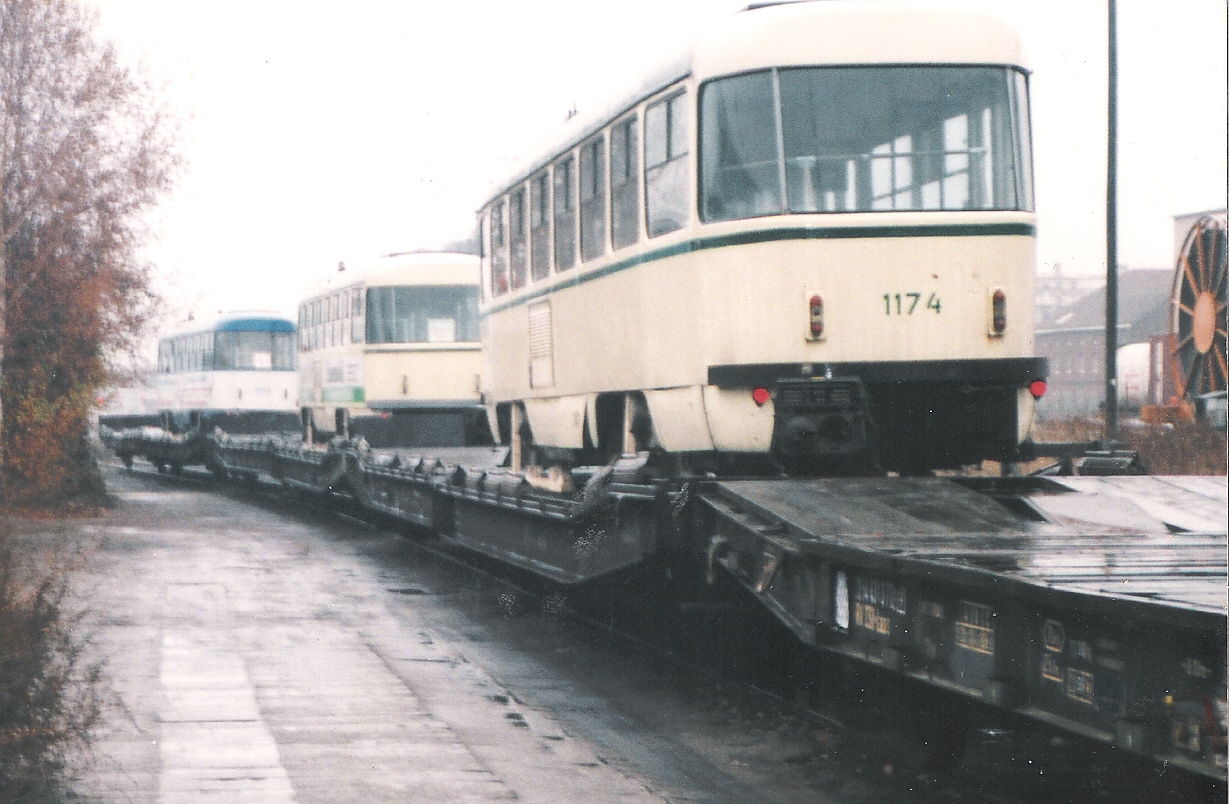 Магдебург, Tatra T4D № 1174; Магдебург — Отправка трамваев Tatra в Румынию