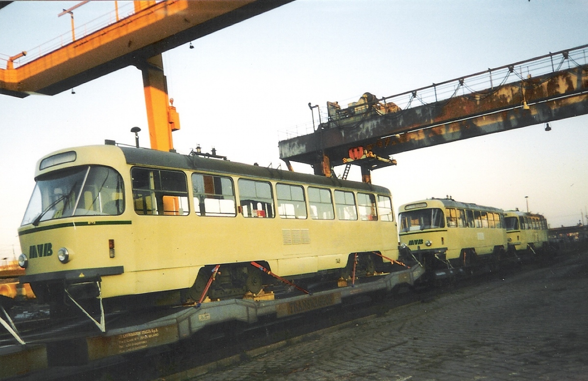 Magdeburg, Tatra T4D Nr 1148; Magdeburg — Handover of Tatra trams to Romania