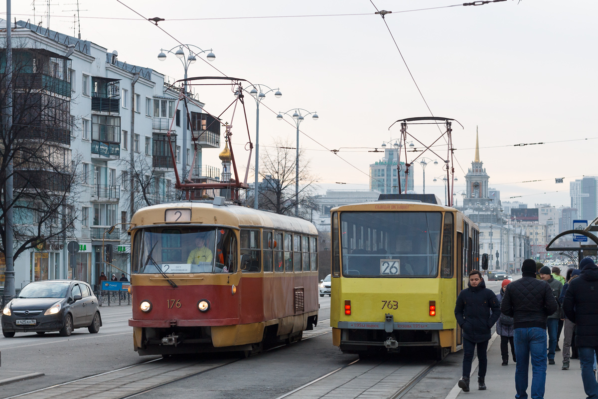 Екатеринбург, Tatra T3SU № 176