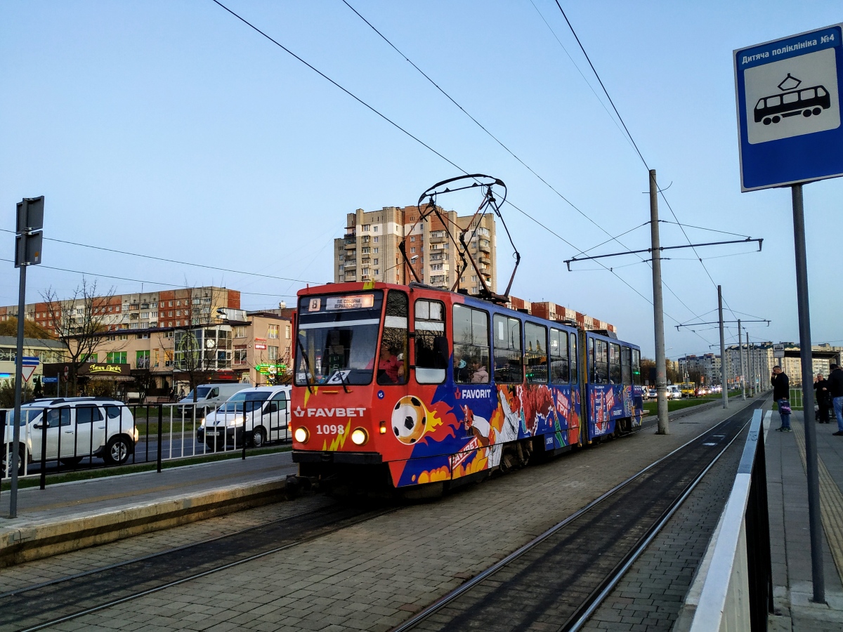 Львов, Tatra KT4SU № 1098