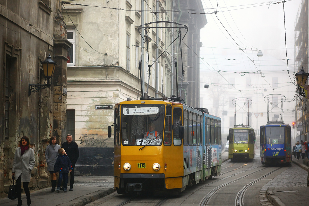 Львов, Tatra KT4D № 1175