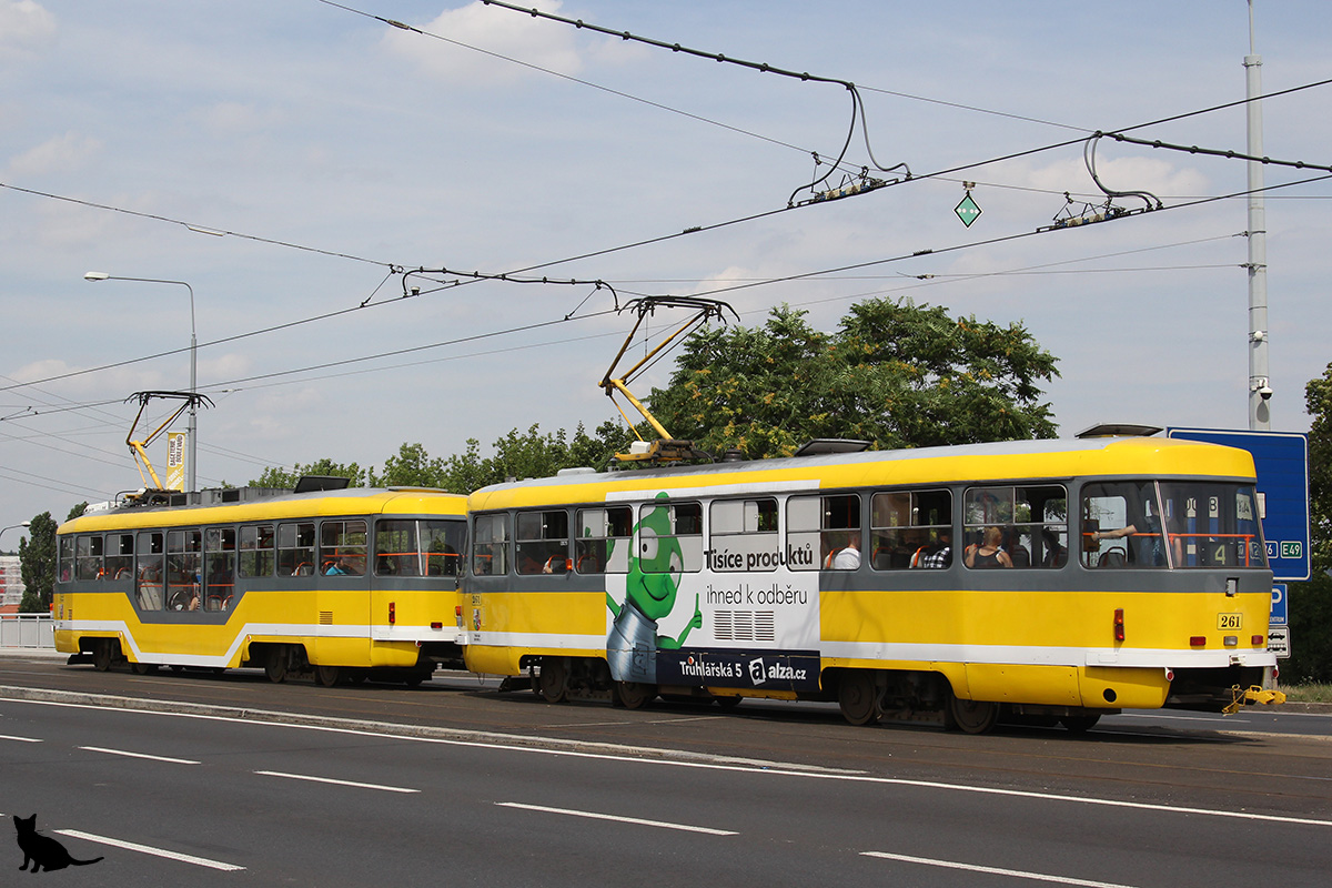 Пльзень, Tatra T3R.P № 261