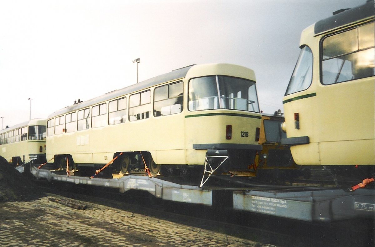Магдебург, Tatra T4D № 1218; Магдебург — Отправка трамваев Tatra в Румынию