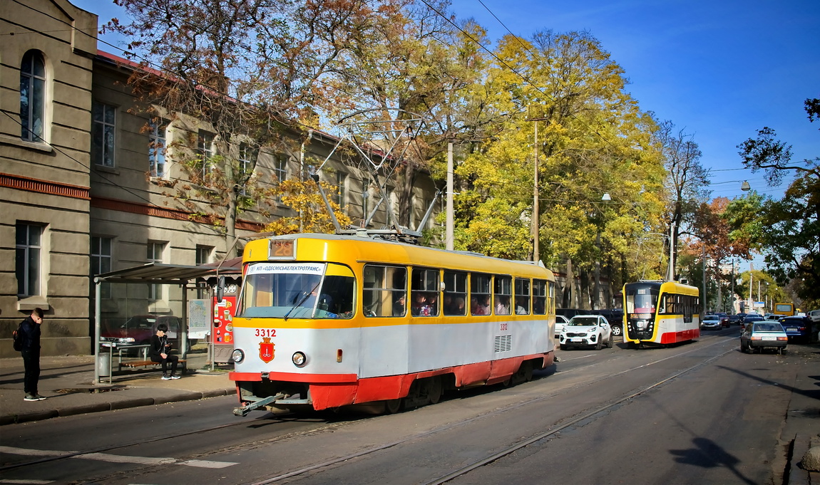 Одесса, Tatra T3R.P № 3312