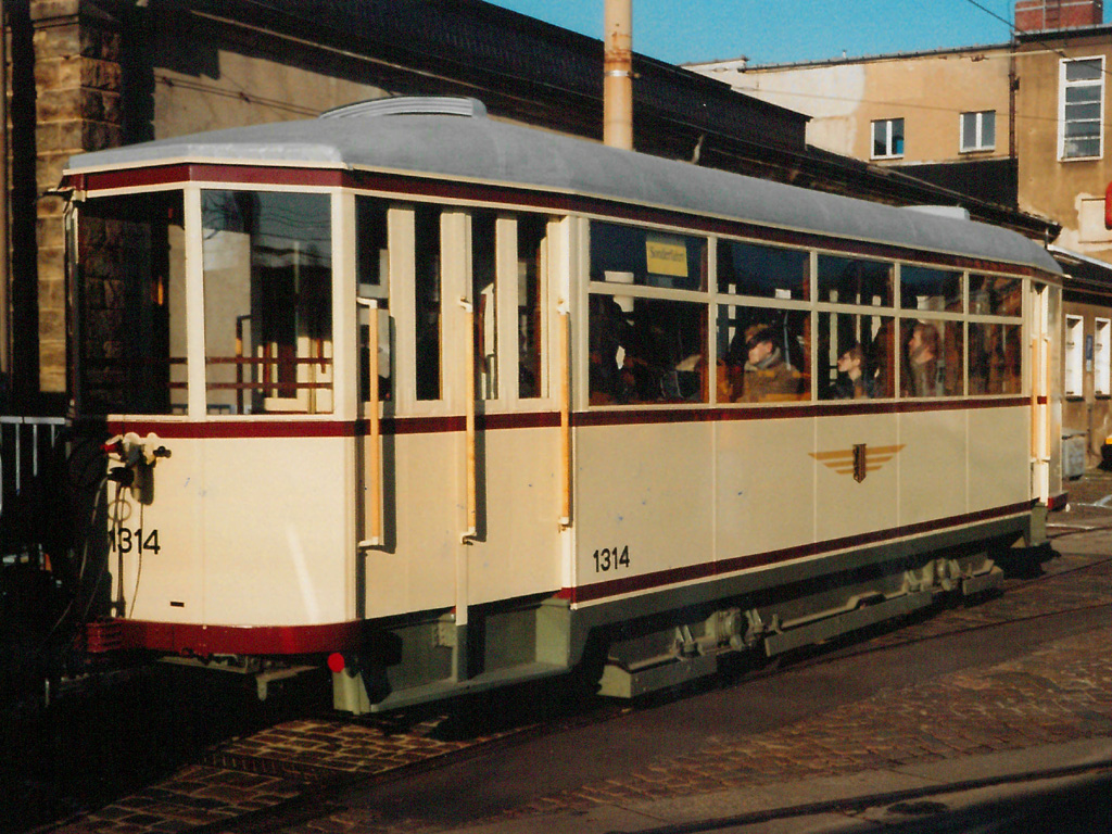 Дрезден, Двухосный прицепной Christoph & Unmack № 1314 (251 303)