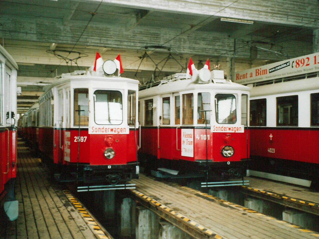 Вена, HW Type L1 № 2597; Вена, Lohner Type M № 4101