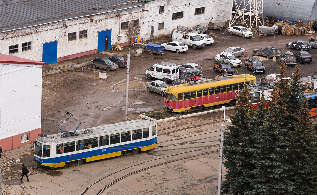 Уфа, 71-608К № 1164; Уфа, РВЗ-6М2 № 1000