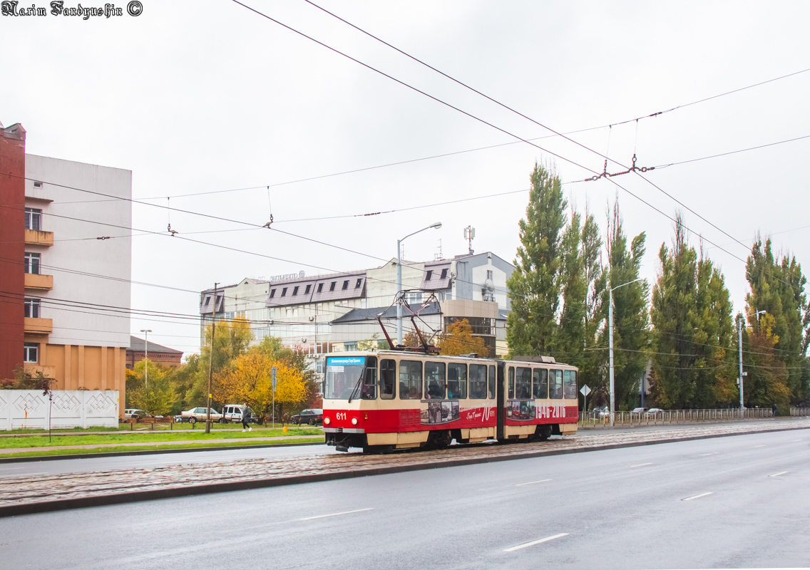 Калининград, Tatra KT4D № 611