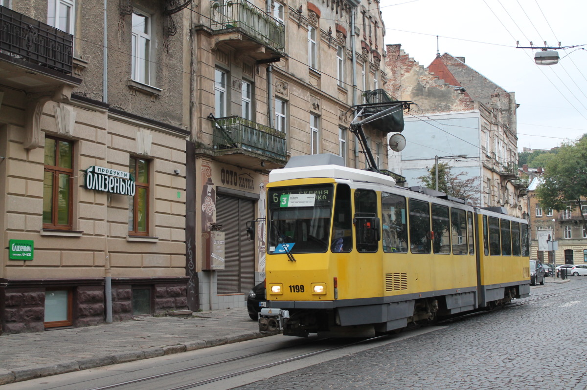 Львов, Tatra KT4DM № 1199