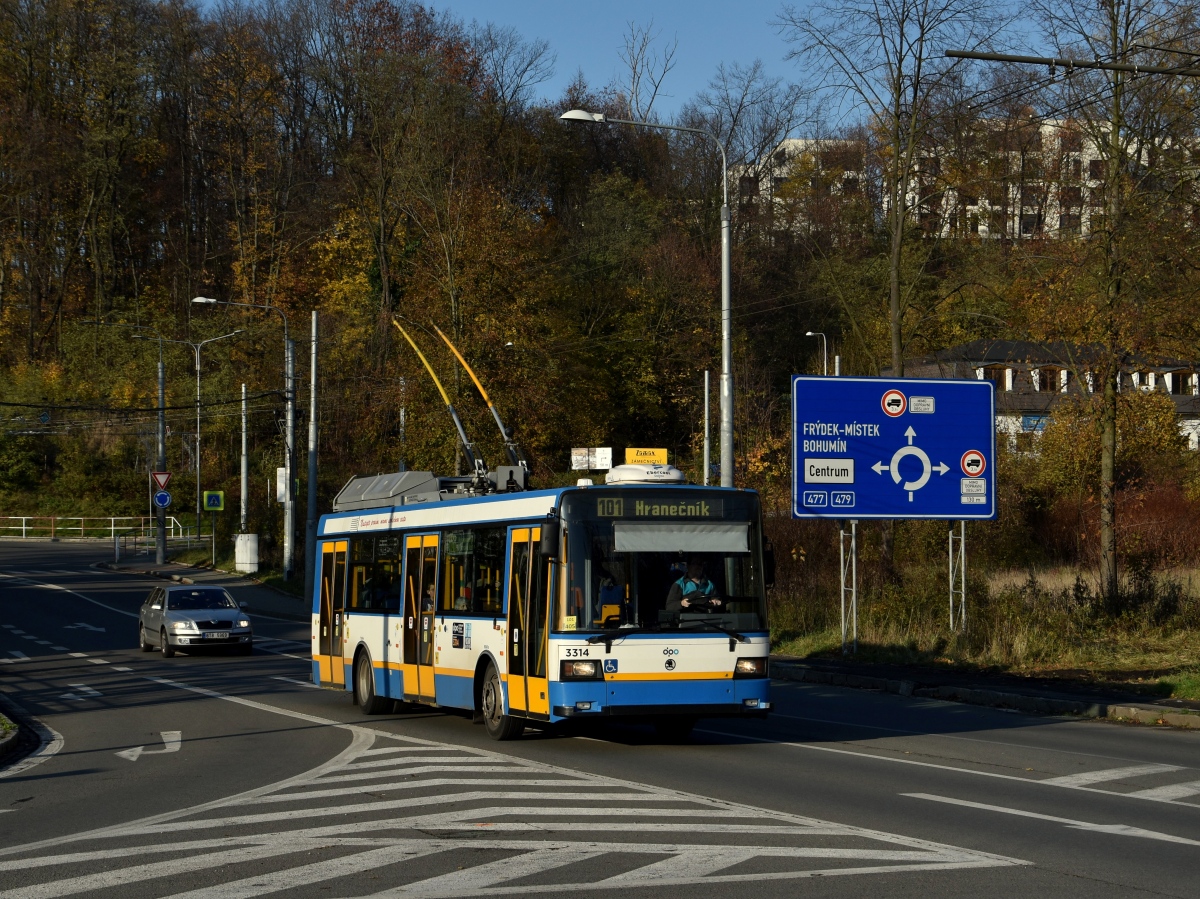 Острава, Škoda 21Tr № 3314