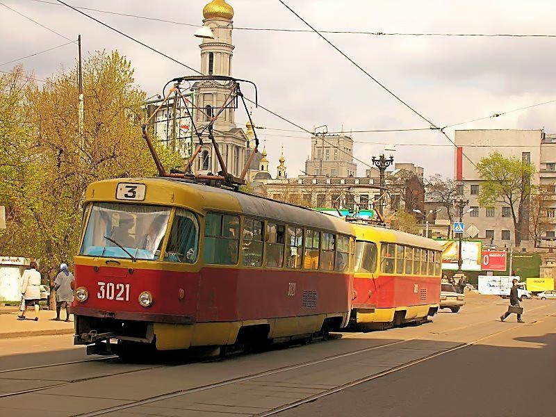 Харьков, Tatra T3SU № 3021