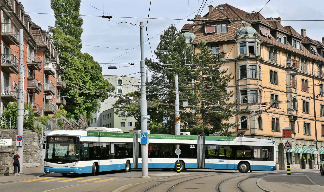 Цюрих, Hess lighTram (BGGT-N2C) № 86
