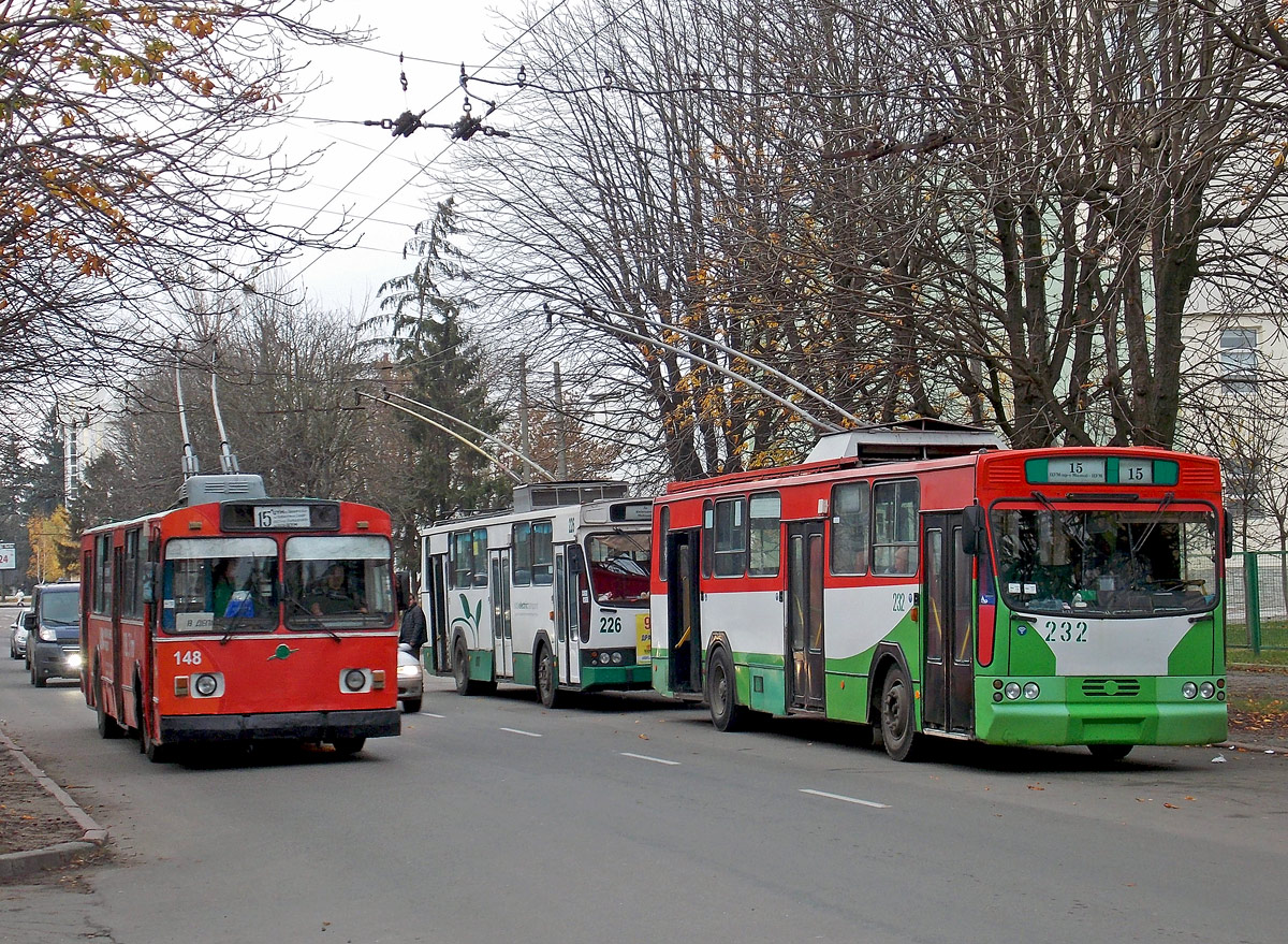 Lutsk, Jelcz/KPNA PR110E # 232; Lutsk, ZiU-682V [V00] # 148