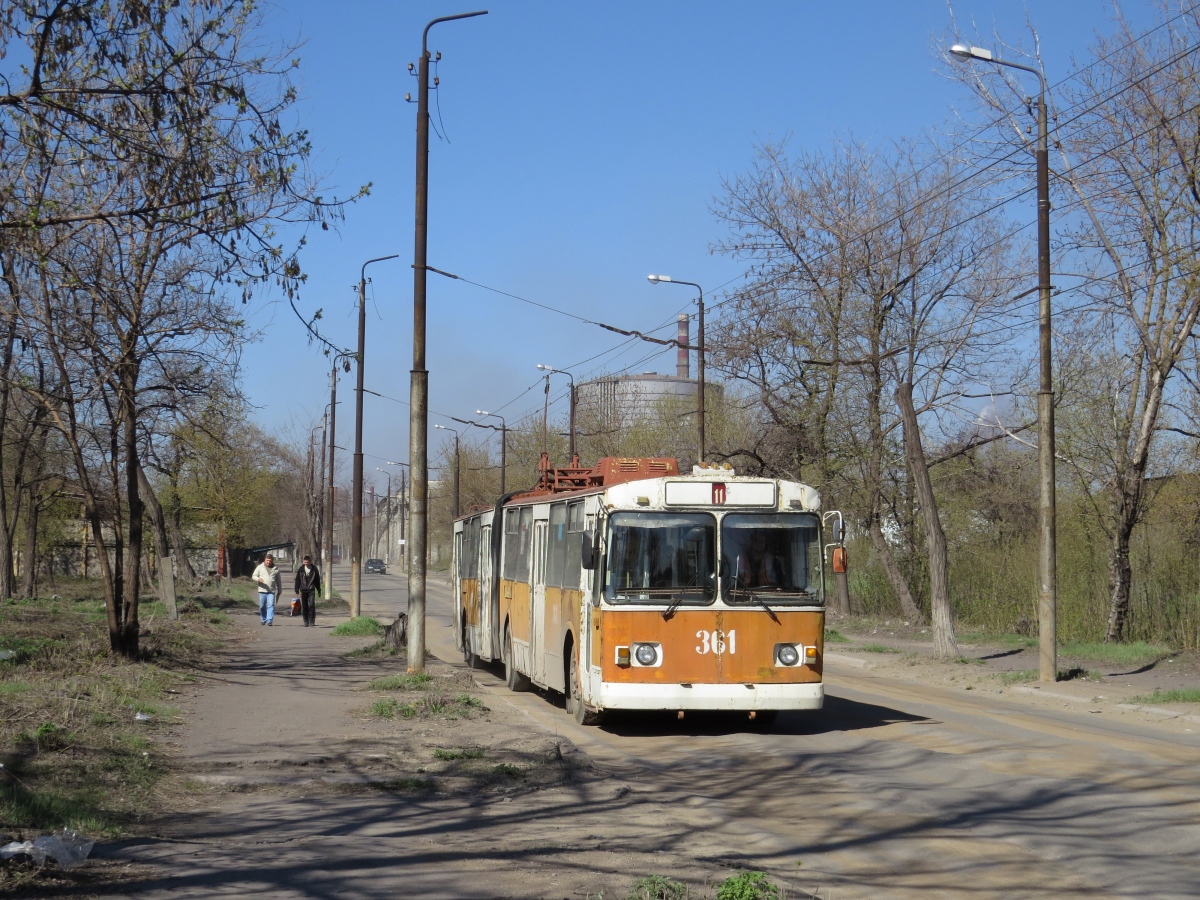 Алчевск, ЗиУ-683Б [Б00] № 361; Алчевск — Троллейбусная сеть и инфраструктура