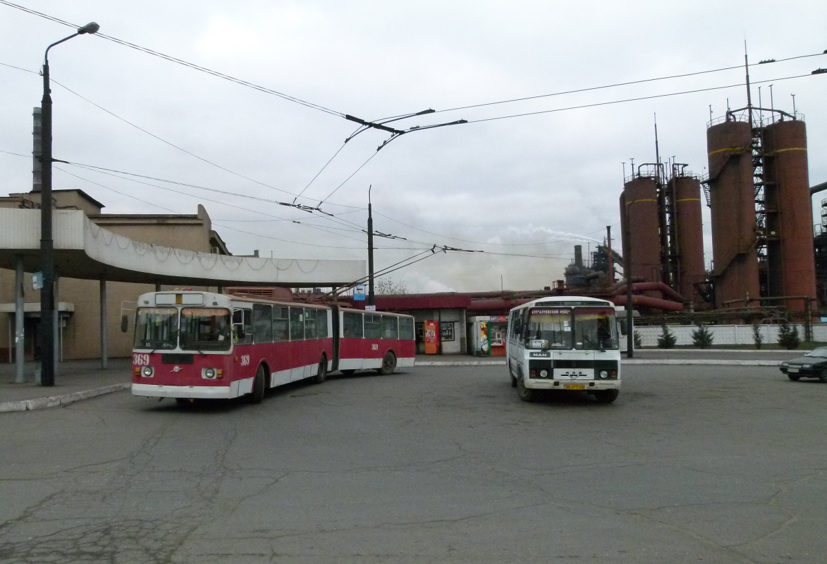 Алчевск — Троллейбусная сеть и инфраструктура