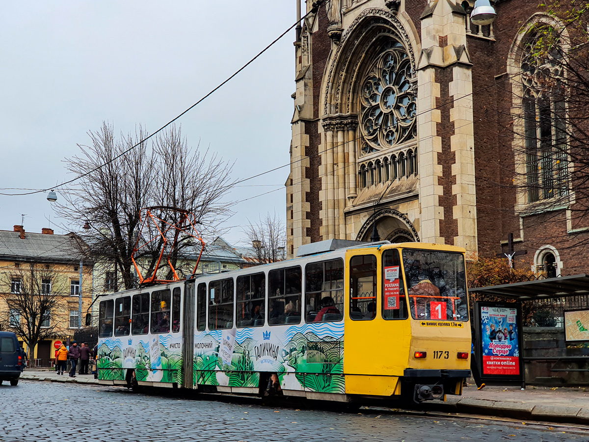 Львов, Tatra KT4SU № 1173