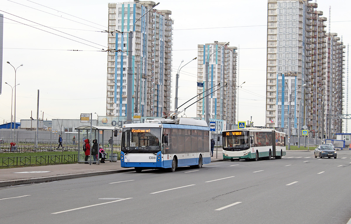 Санкт-Петербург, Тролза-5265.00 «Мегаполис» № 1308