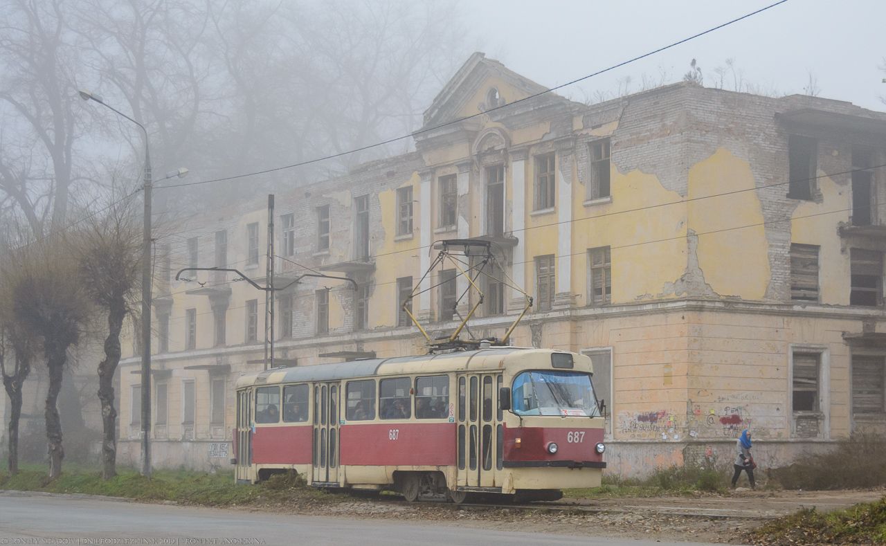 Каменское, Tatra T3SU № 687