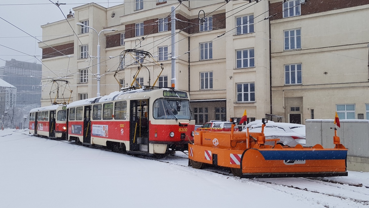 Прага, PSP 01 № 8202; Прага, Tatra T3R.P № 8300