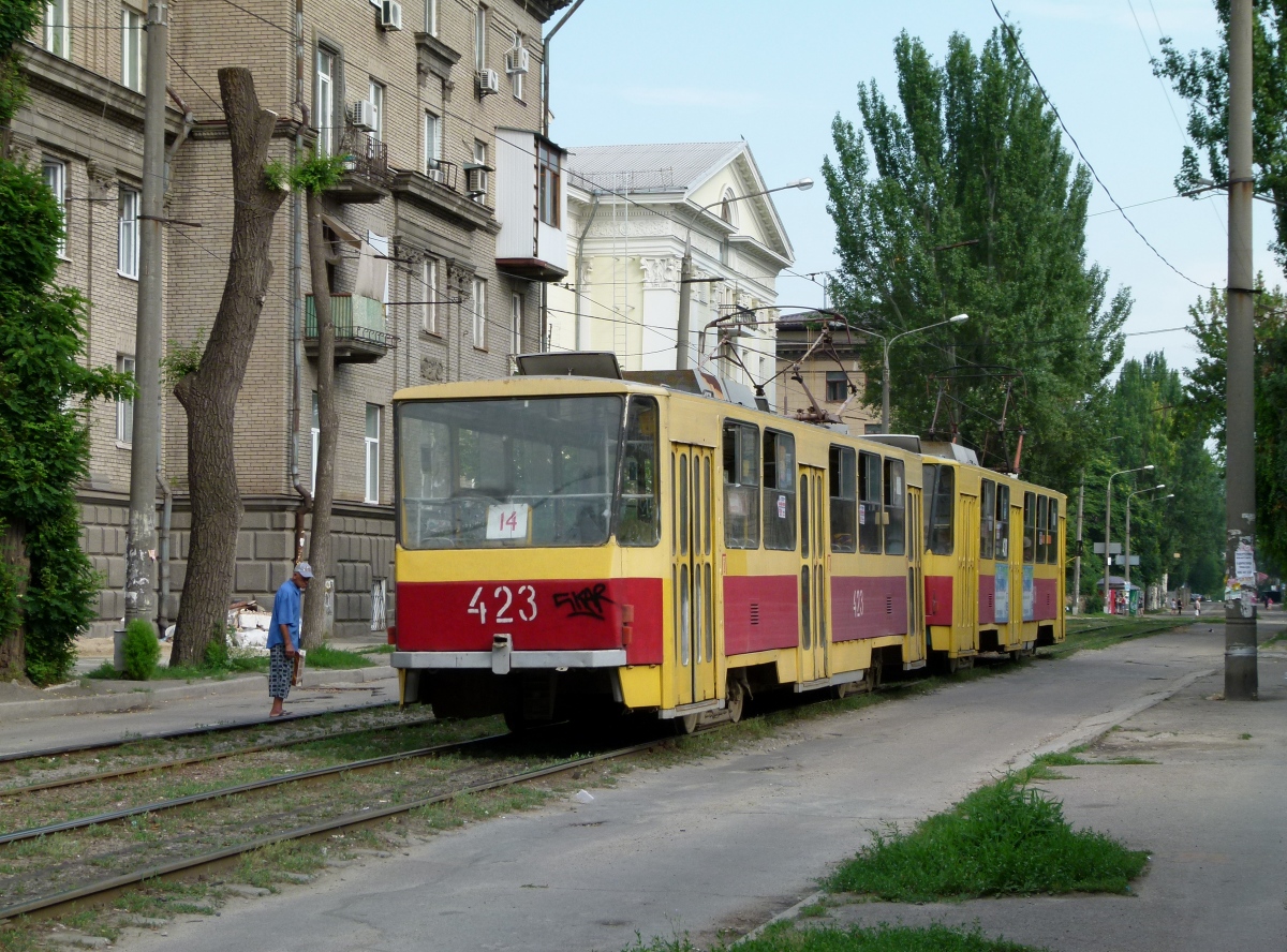 Zaporizzsja, Tatra T6B5SU — 423