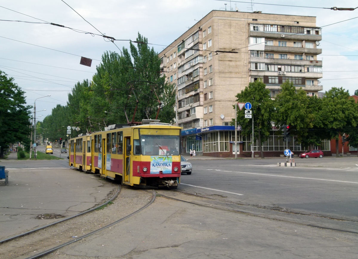Запорожье, Tatra T6B5SU № 438