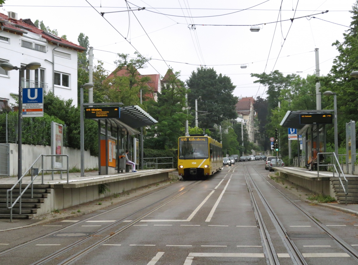 Штутгарт, Duewag DT8.S № 4163; Штутгарт — Трамвайные линии и инфраструктура
