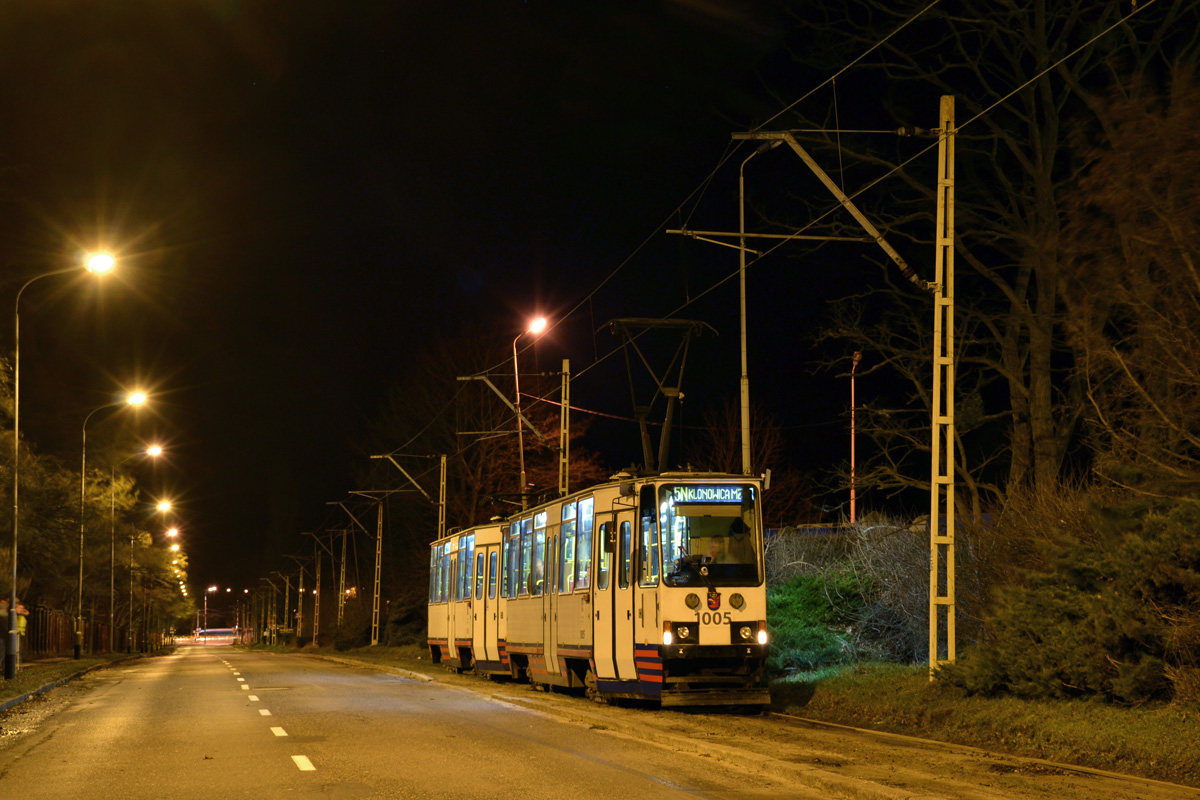 Щецин, Konstal 105Ng/S № 1005; Щецин, Konstal 105Ng/D № 1006