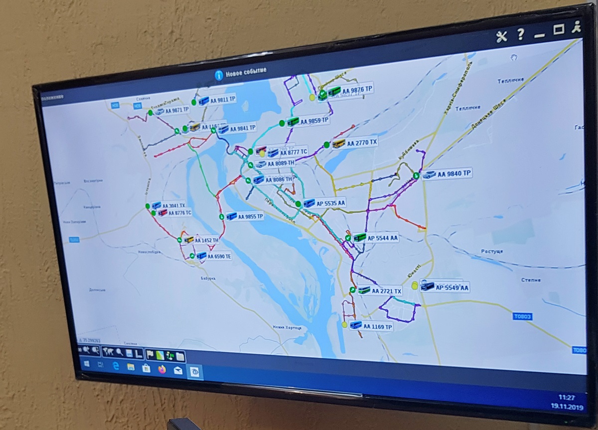 Запорожье — Схемы; Запорожье — Троллейбусный парк № 1
