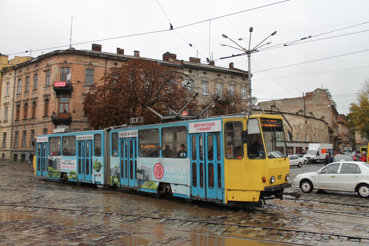 Львов, Tatra KT4SU № 1172
